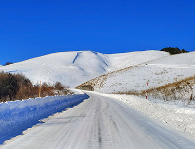 冬の車山高原